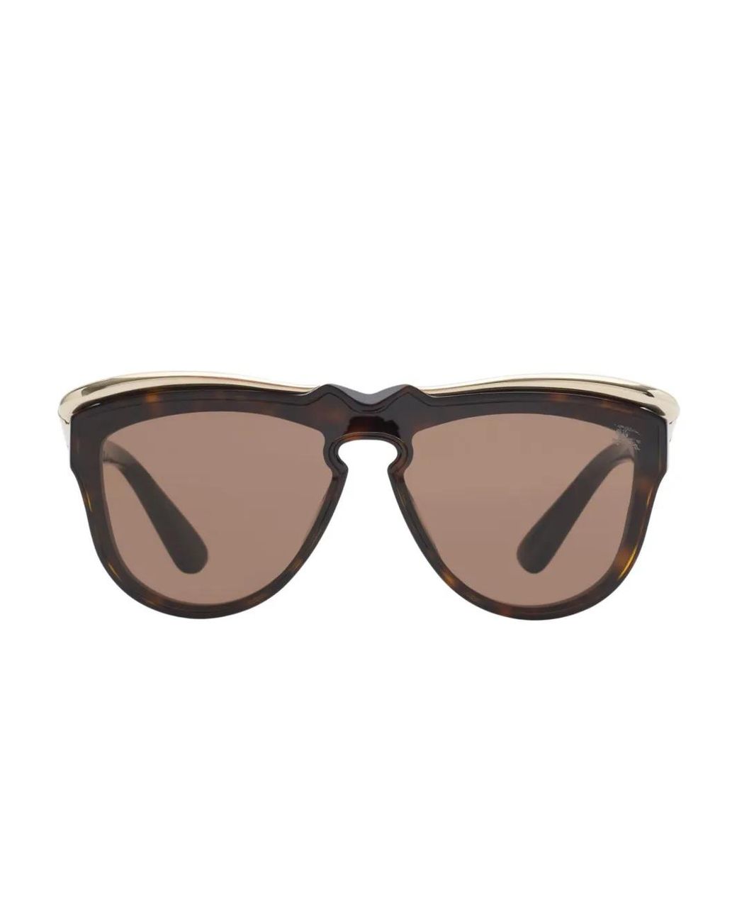 Burberry Brown Classic Brow Sunglasses