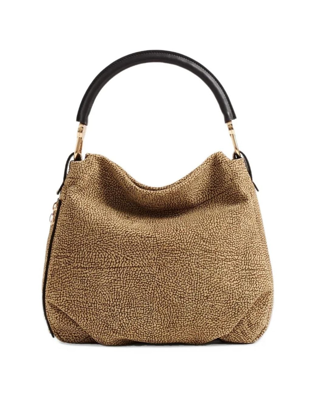 Borbonese Brown Small Bice Shoulder Bag