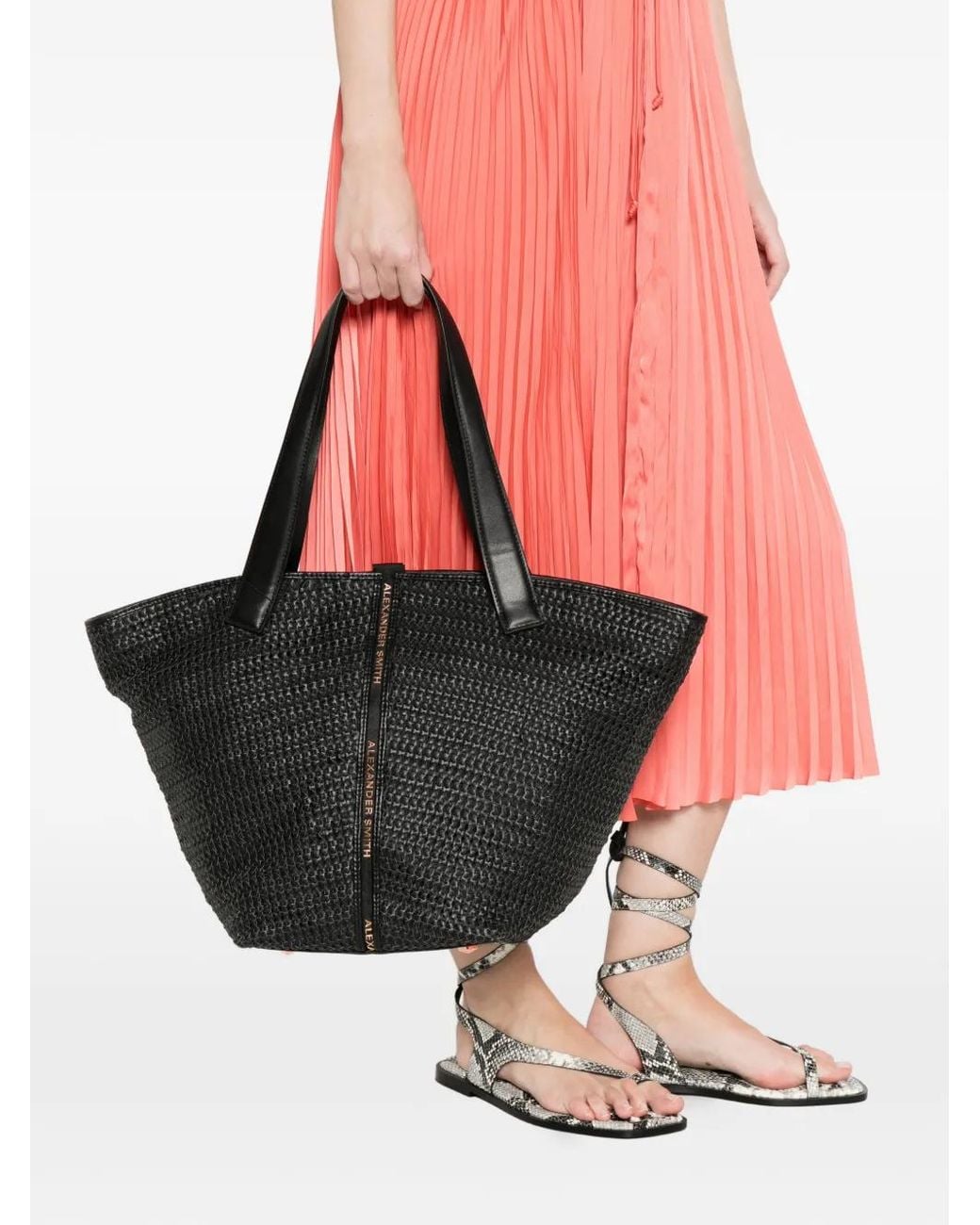 Alexander Smith Black Large Lauren Tote Bag