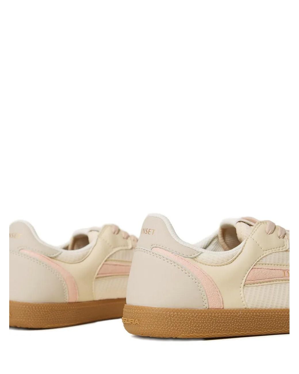 Twinset White Fessura Trainers With Inserts