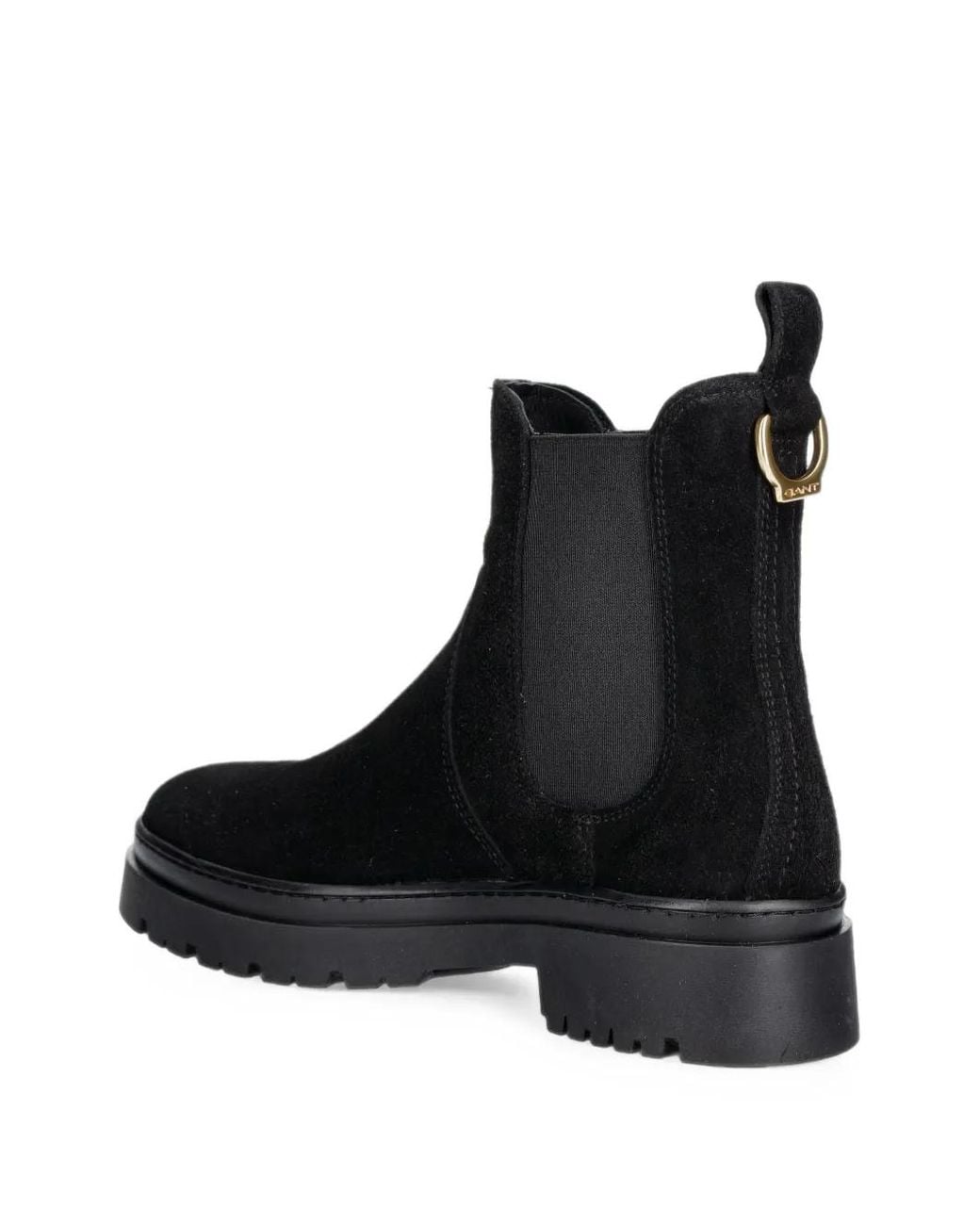 Gant Black Suede Chelsea Boots