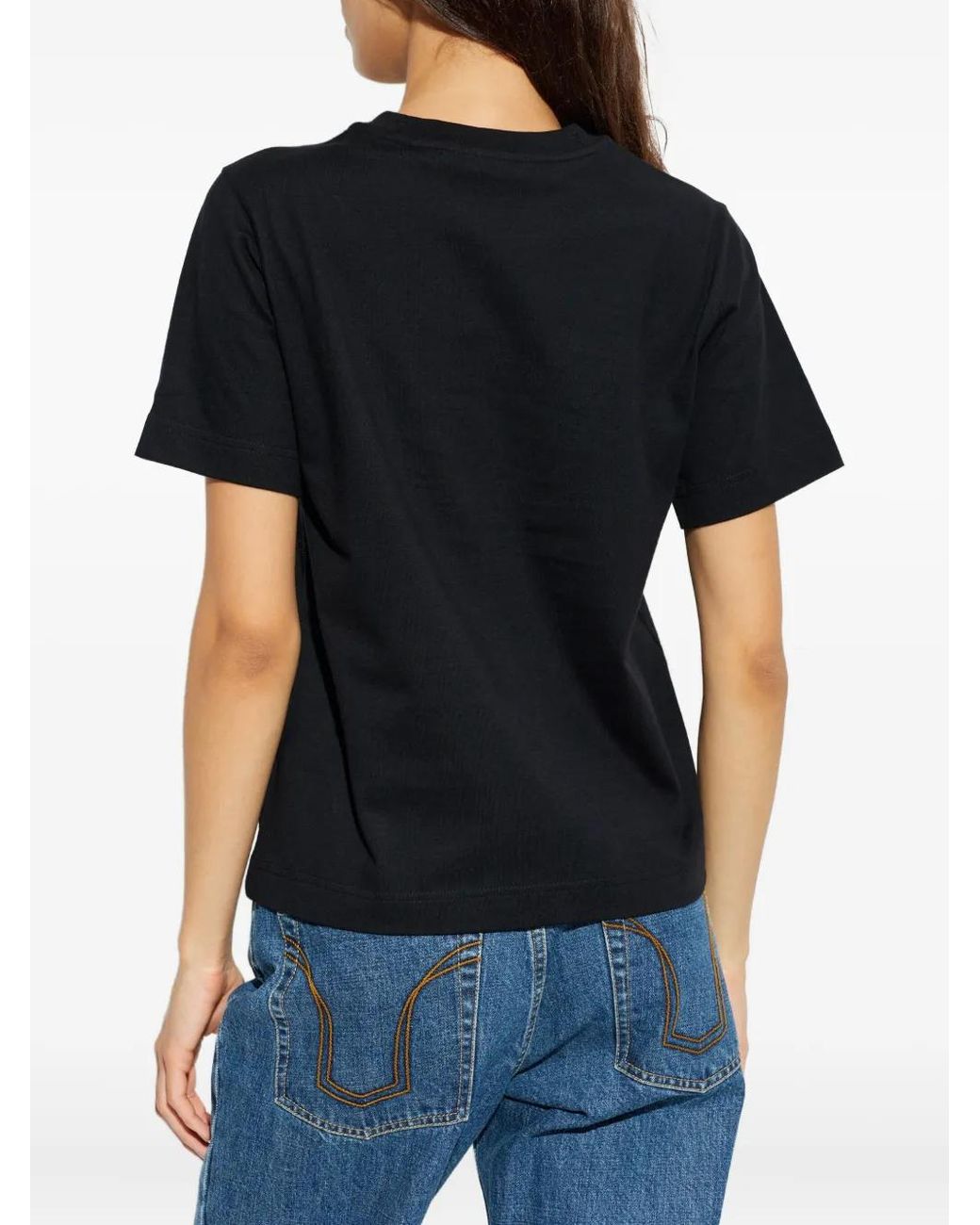 Burberry Black T-Shirt With Print