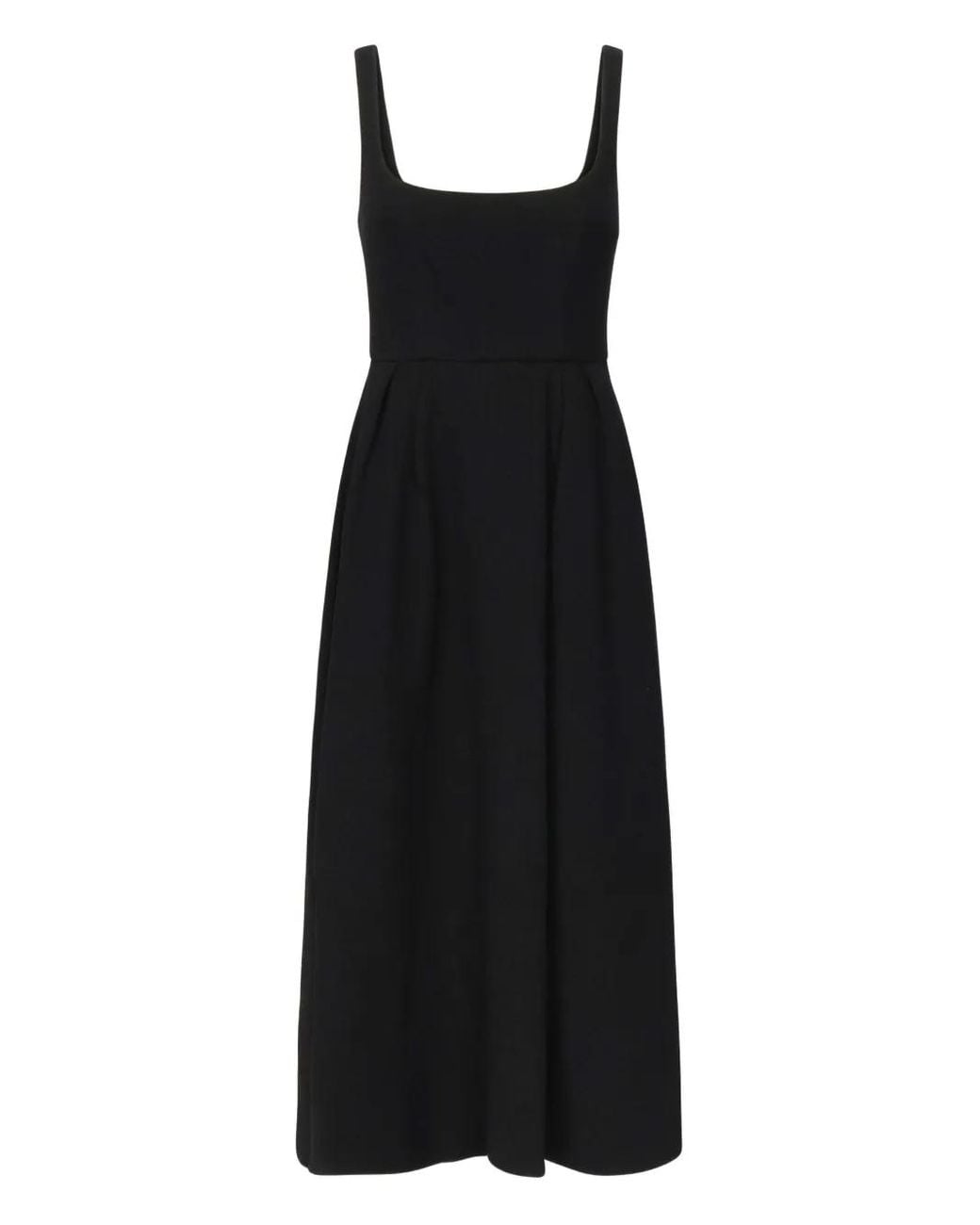 Alessandra Rich Black Dresses Virgin Wool Polyamide