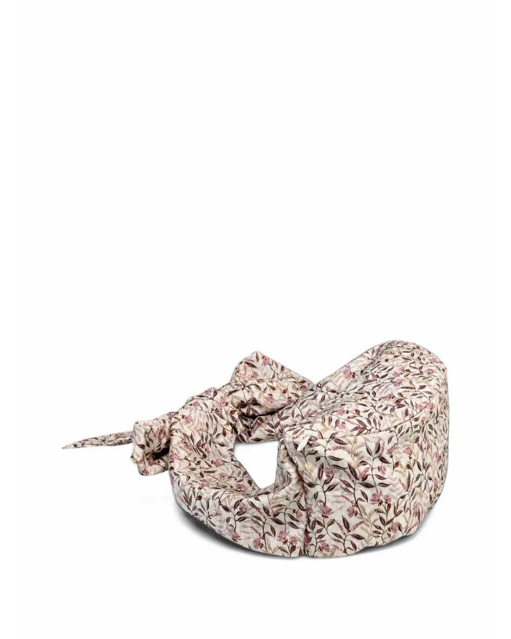 Kristina Ti White Sac Banane À Imprimé Floral Et Fermeture À Nouer