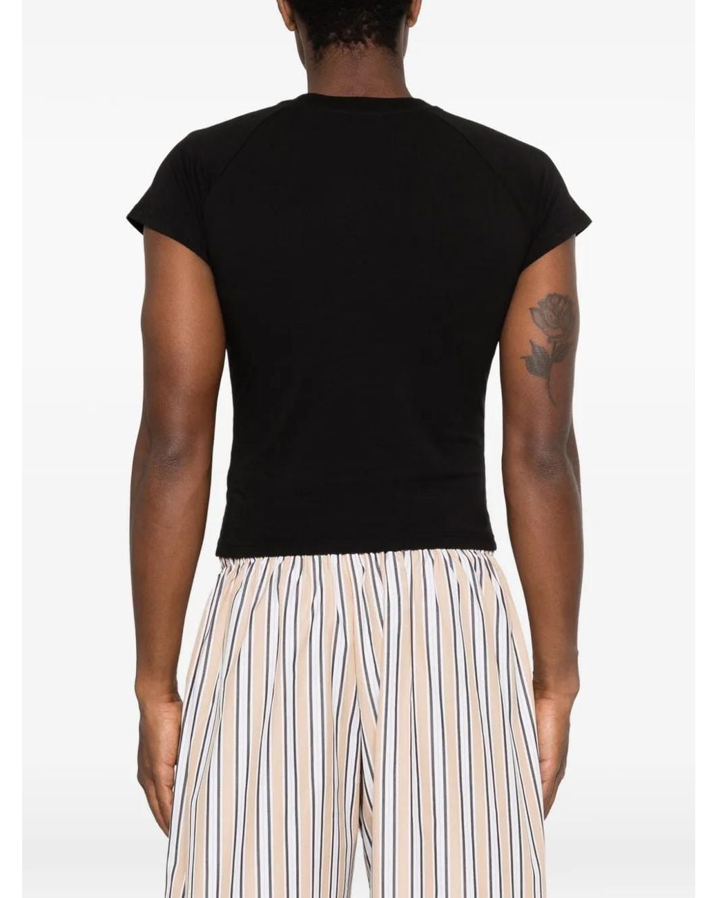 Charles Jeffrey Black Graphic-Print T-Shirt