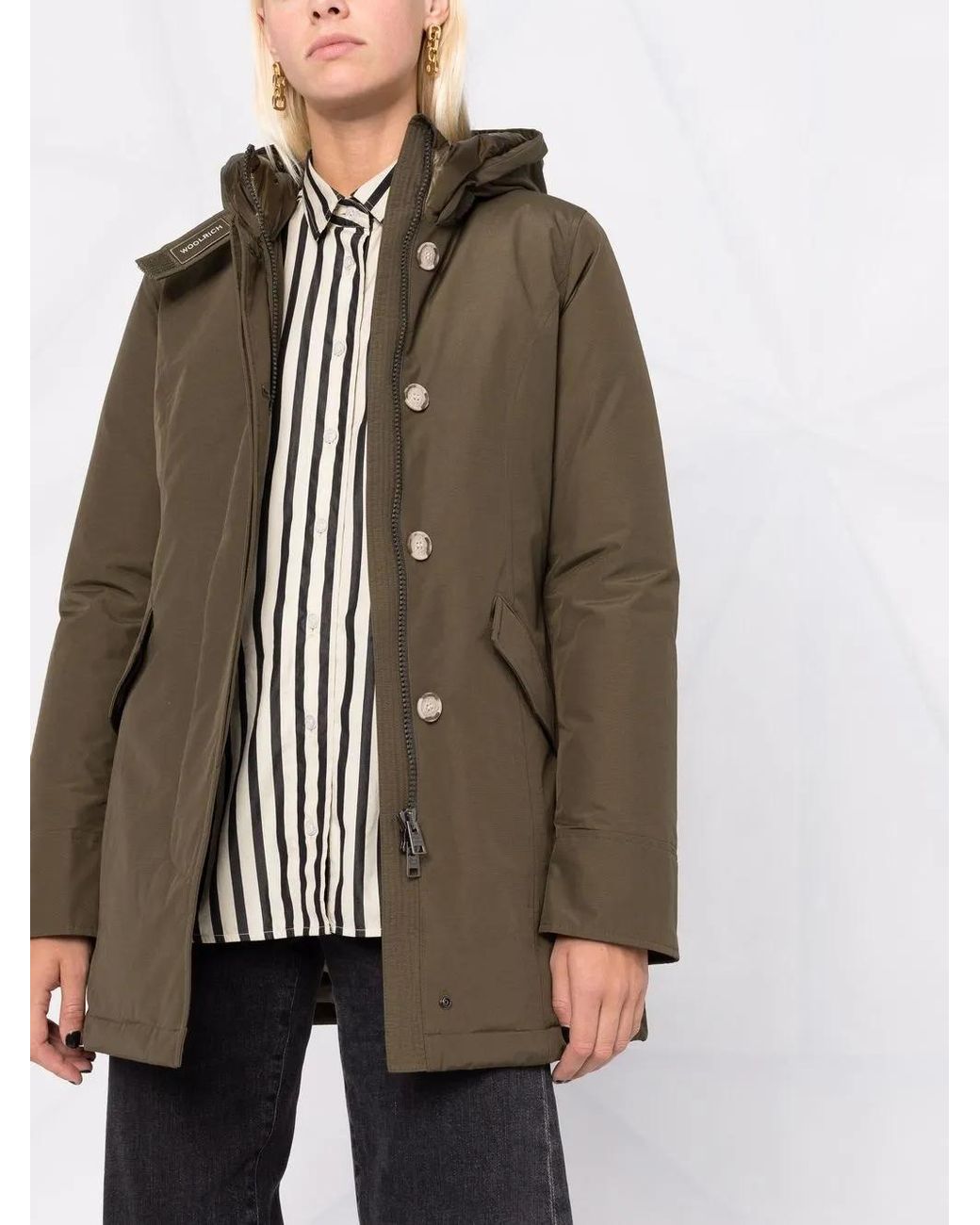 Woolrich Green Arctic Parka