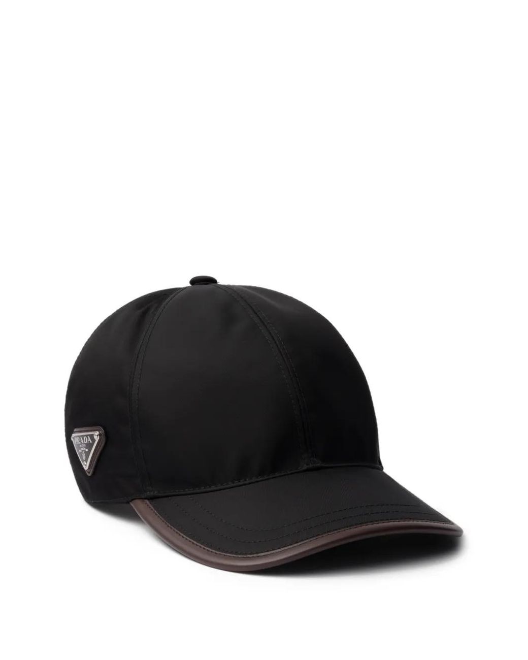 Prada Black Speedrock Baseball Cap for men