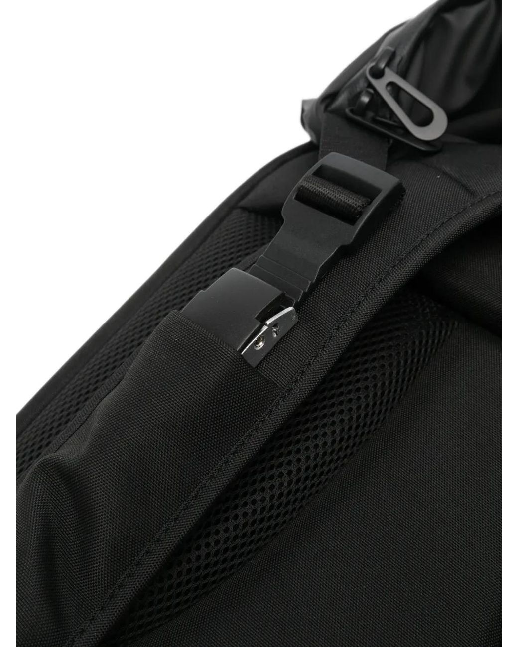 Côte&Ciel Black Nile Foldover-Top Backpack