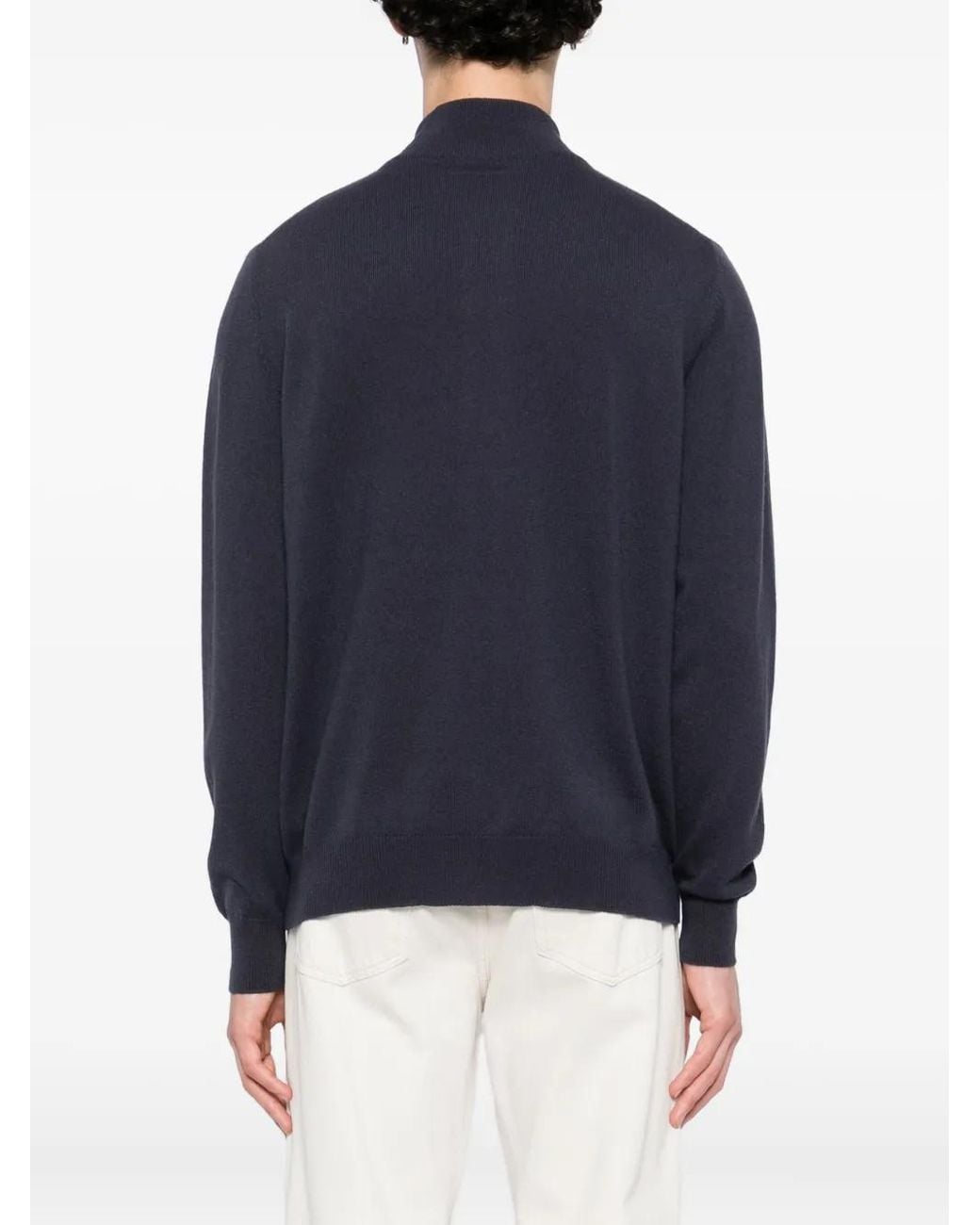 Jersey Con Logo Estampado Kiton de hombre de color Blue