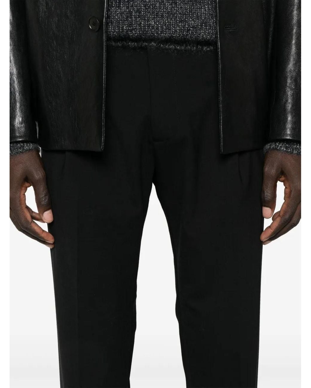 Dondup Black Ben Trousers for men