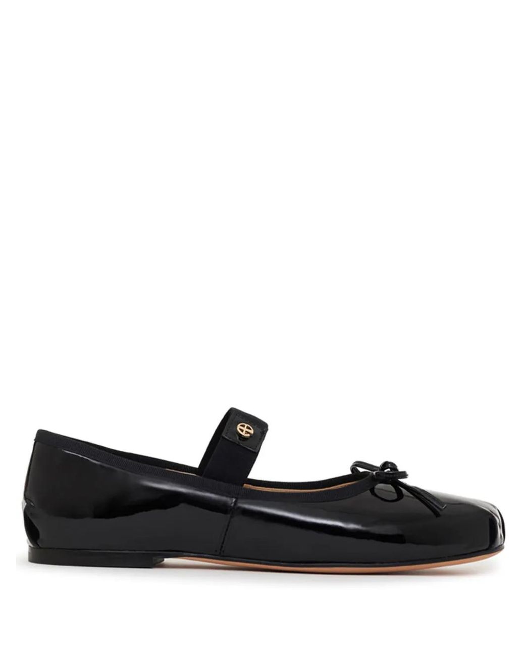 Anine Bing Black Jolie Ballerina Shoes