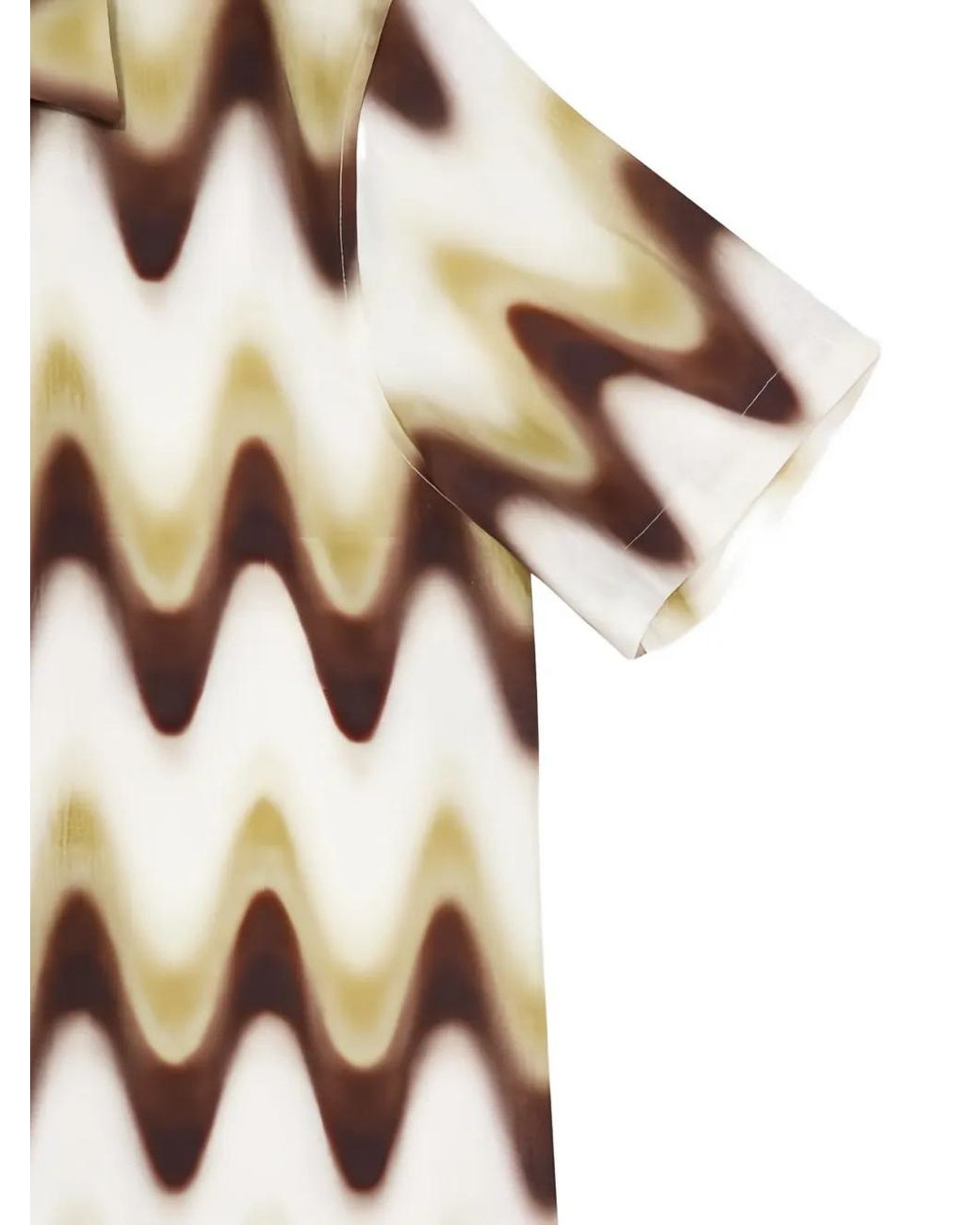 Homme by Michele Rossi Metallic Wave Gradient Slim Shirt for men