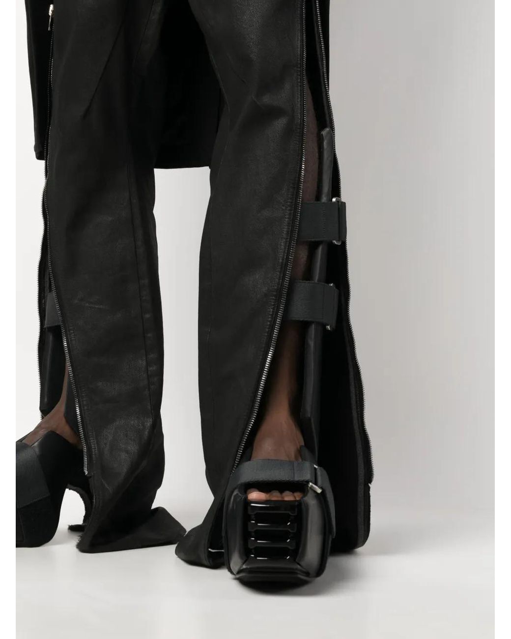 Rick Owens Black Denim Trousers for men