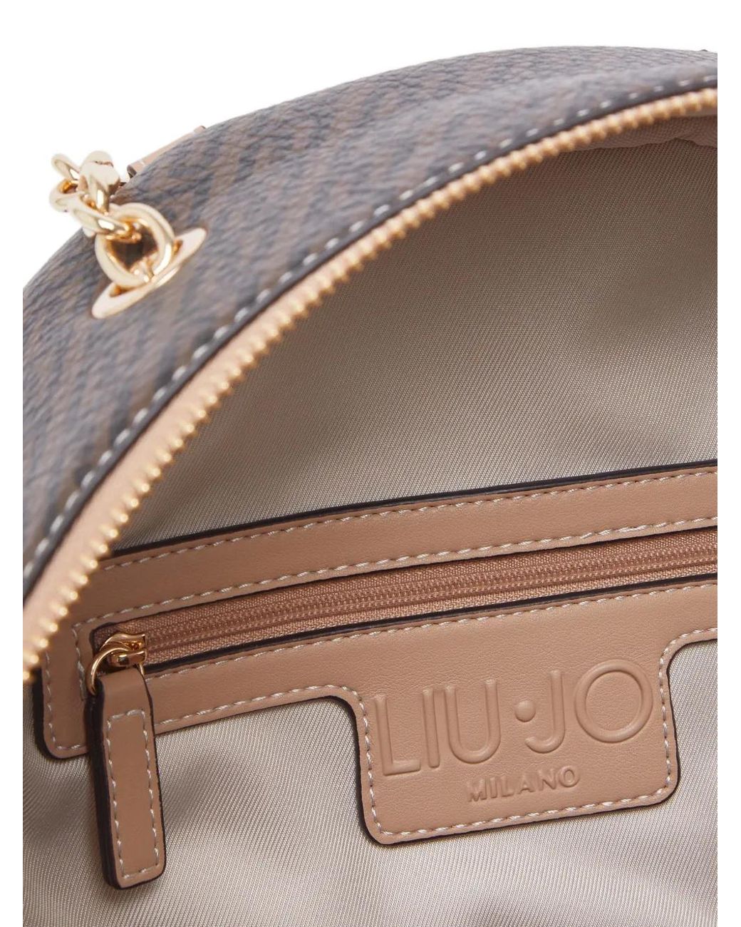 Mochila Con Motivo Del Monograma Liu Jo de color Natural