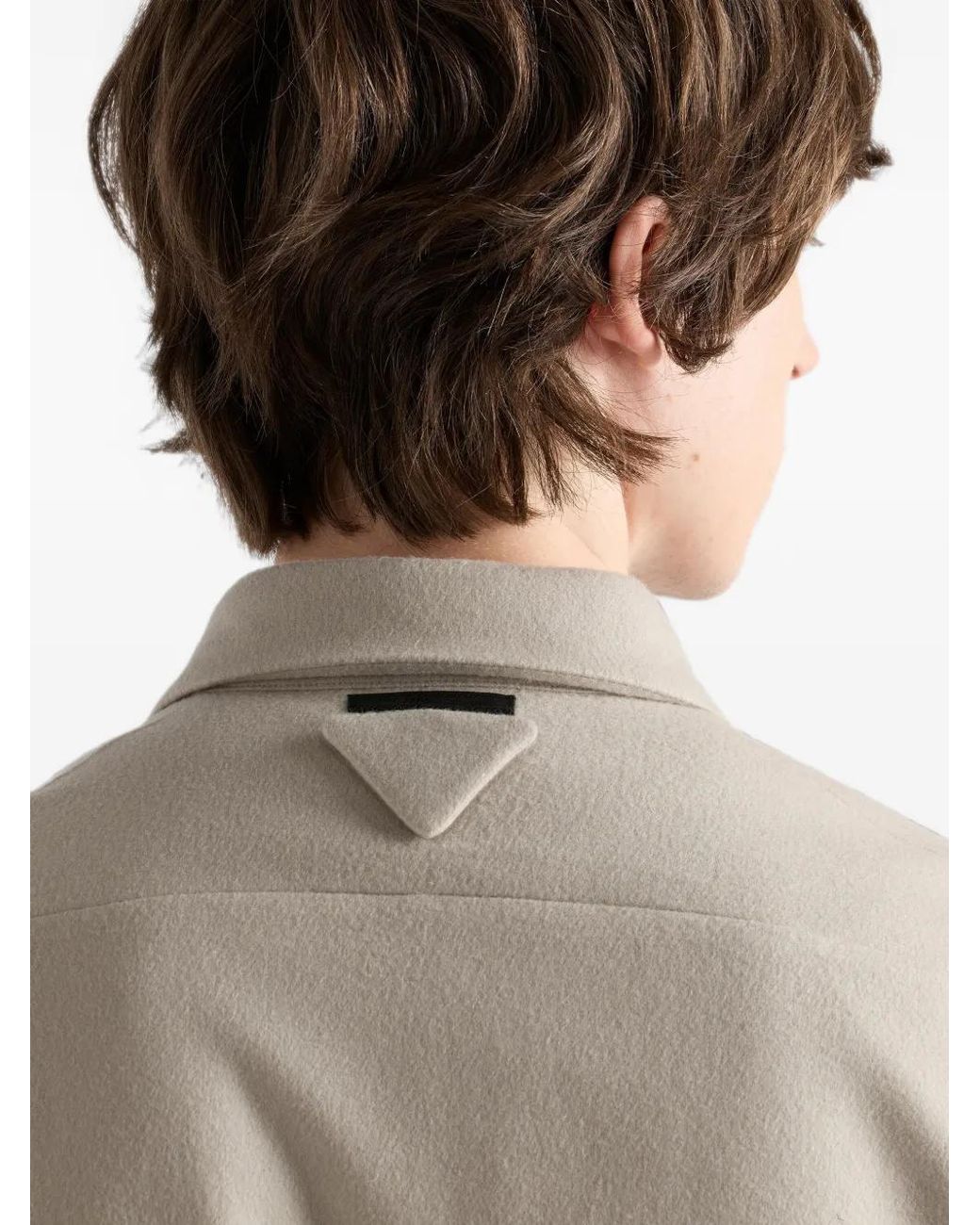 Prada White Cashmere Shirt for men