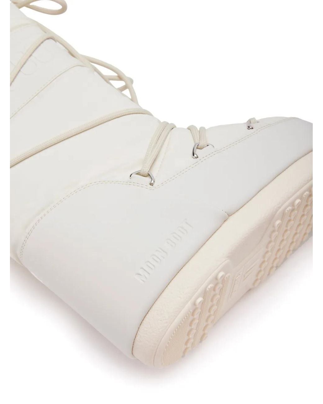 Moon Boot White Comfortable And Stylish Flat Shoes