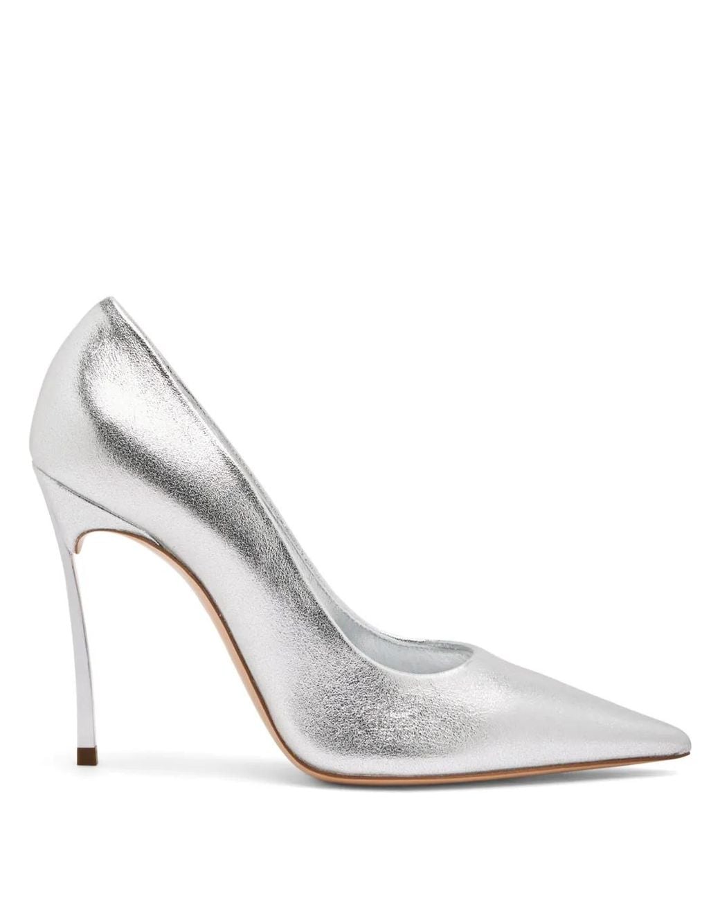 Casadei White 100Mm Superblade Wonder Pumps