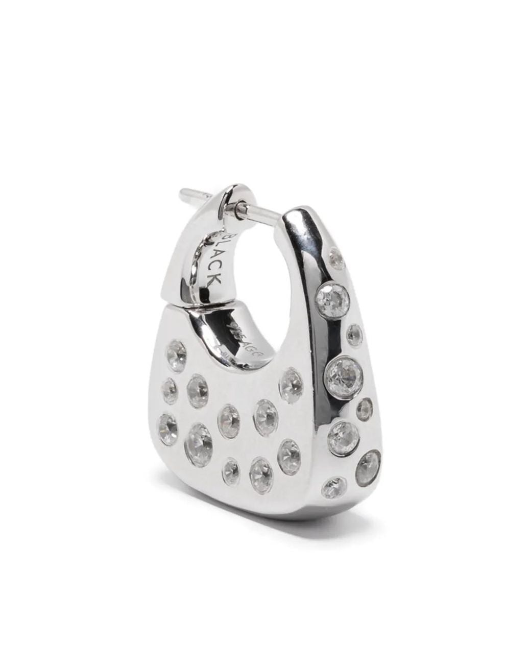 Maria Black White Tote Flash Earring