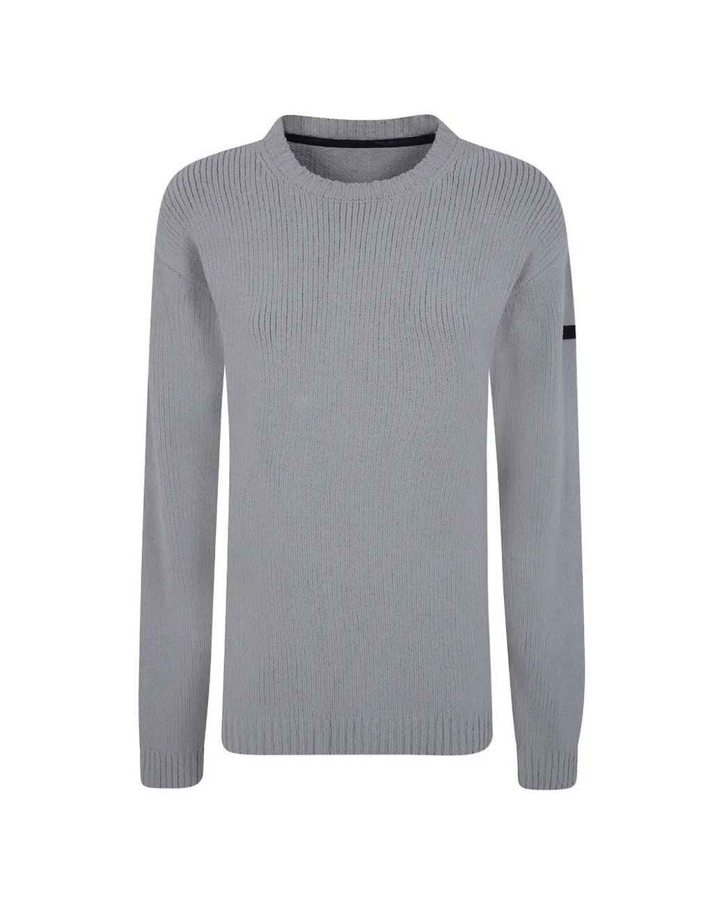 Rrd Gray Cinematt Ribbed-Knit Sweater for men