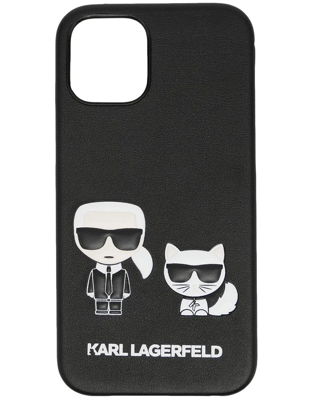 Karl Lagerfeld Black Karl Choupette Iphone 12 Mini Case