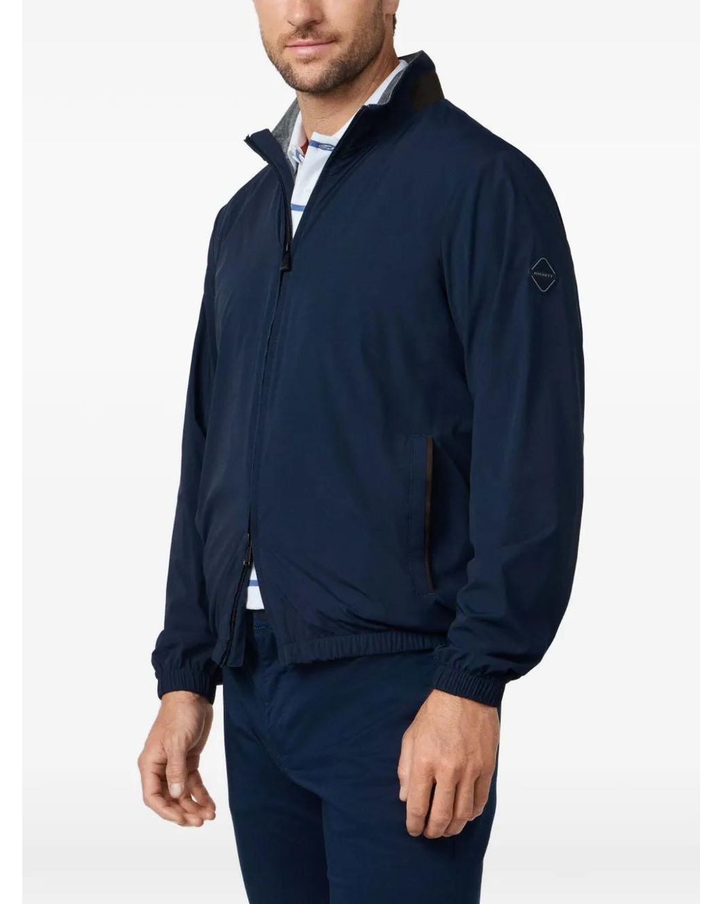 Hackett Blue Driver Blouson Jacket for men