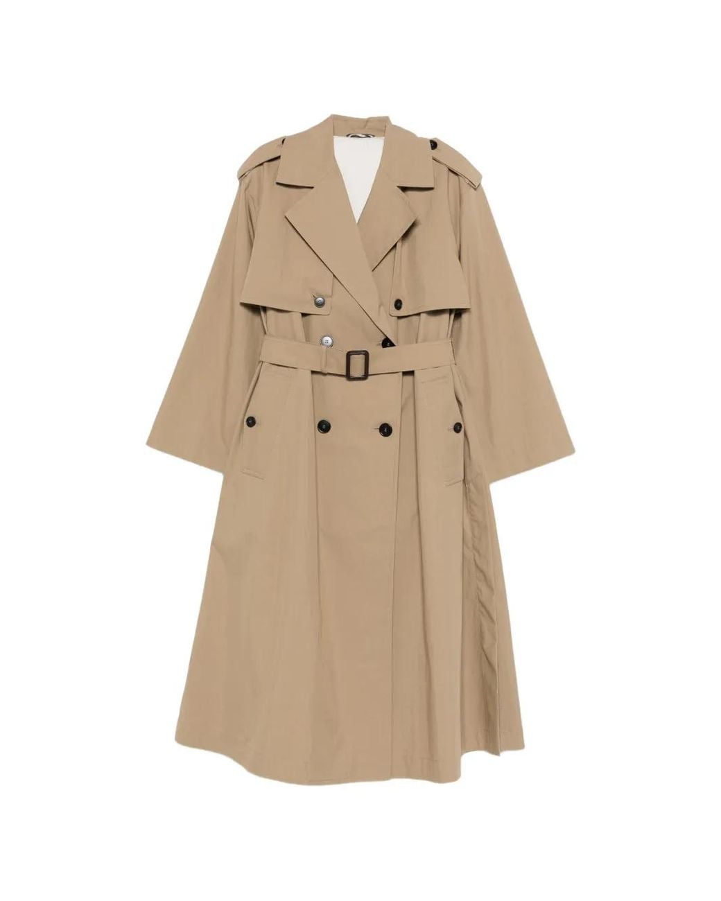Weekend by Maxmara Natural Belted Double-Breasted Coat
