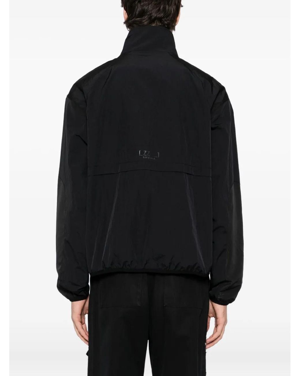 Izzue Black Logo Appliqué Jacket for men