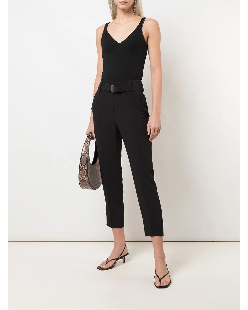 Brunello Cucinelli Black Cotton Tank Top