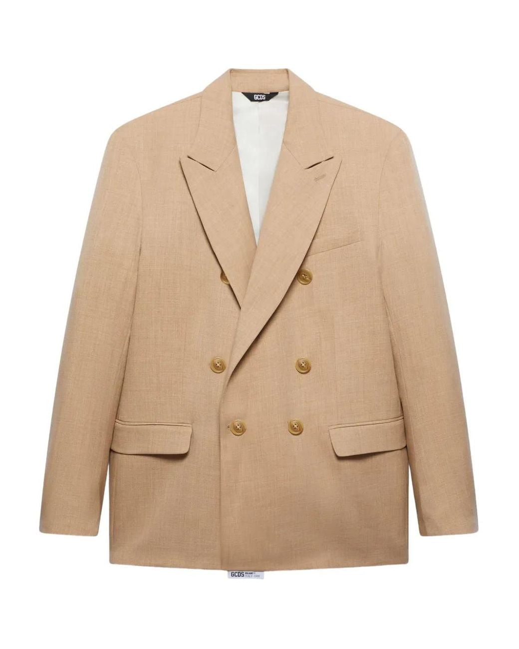 Gcds Natural Mélange-Effect Blazer for men