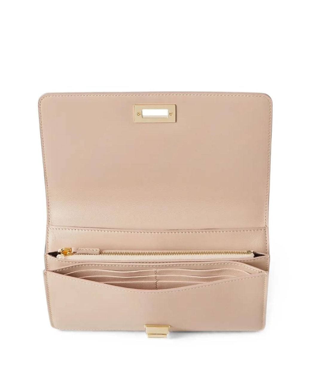 Fendi Pink Twist-Lock Wallet