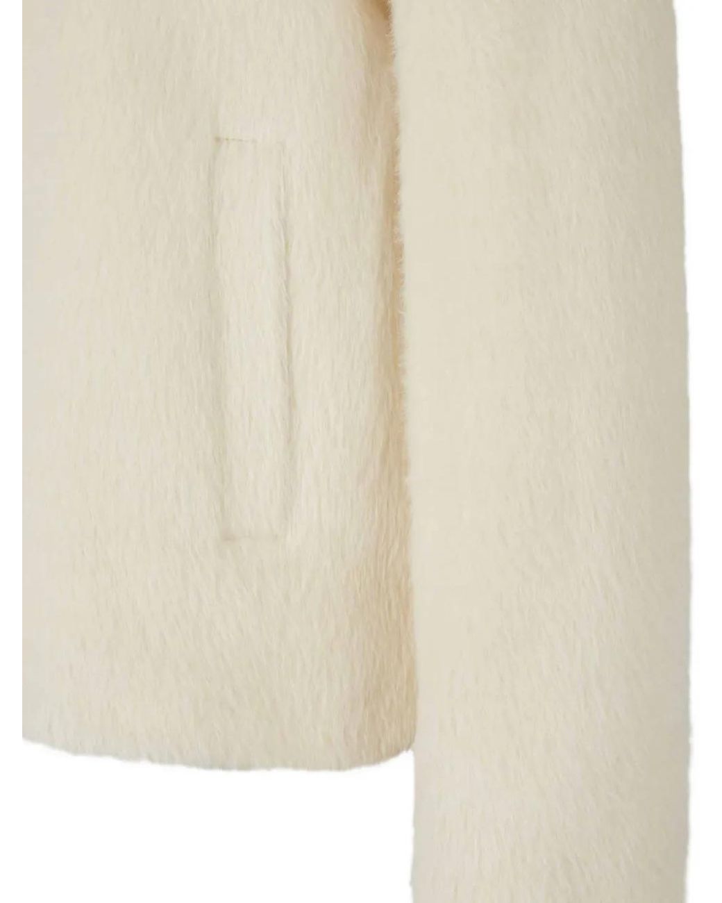 Peserico Natural Veste Zippée En Fourrure Artificielle