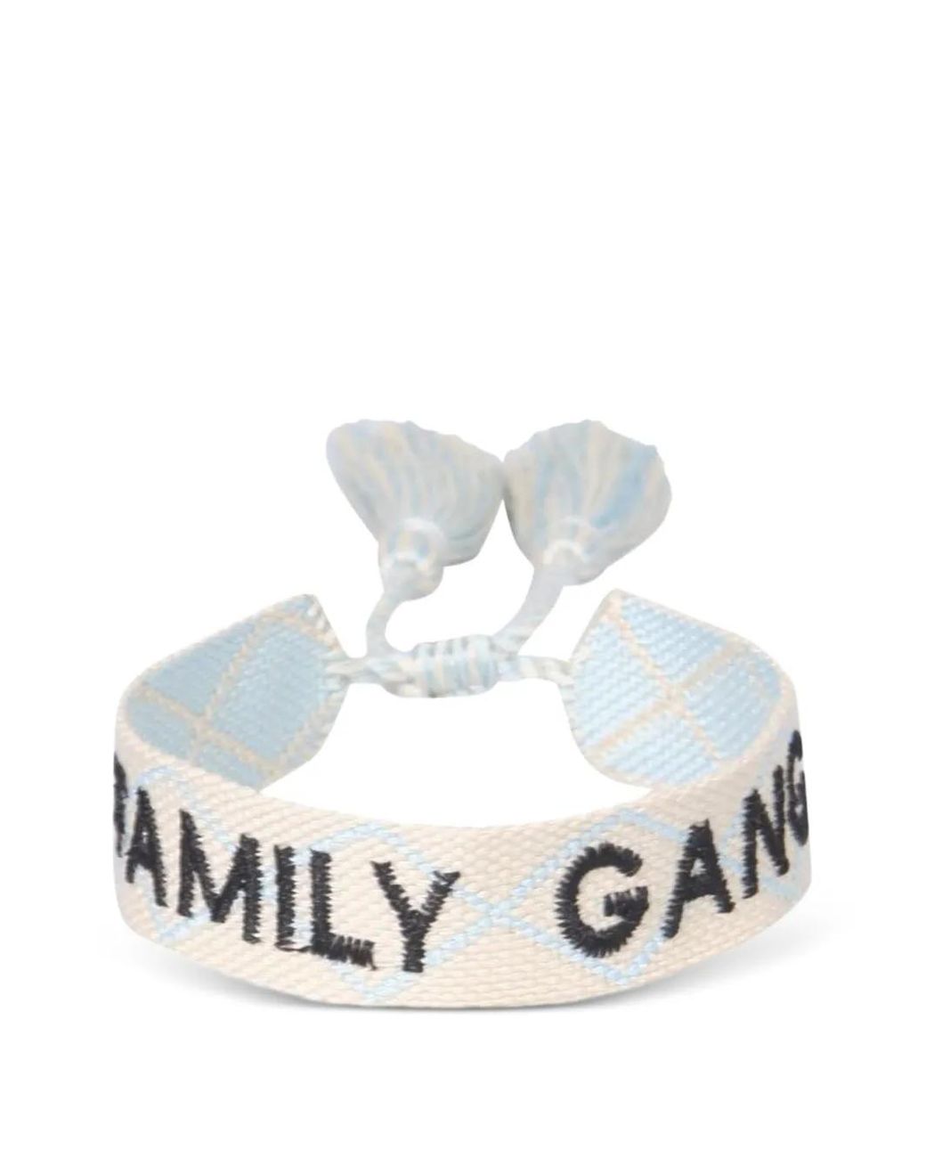 ELLA K White Bracelet À Design Tressé