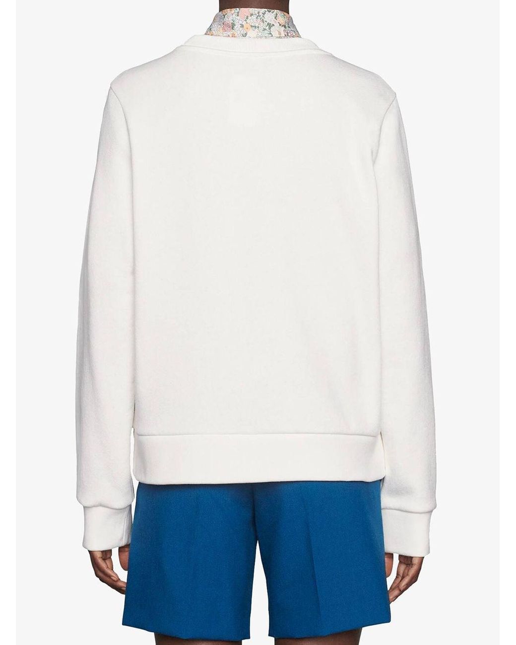 Gucci Mad Cookies Sweatshirt in White | Lyst Gucci Mad Cookies Sweatshirt in White | Lyst