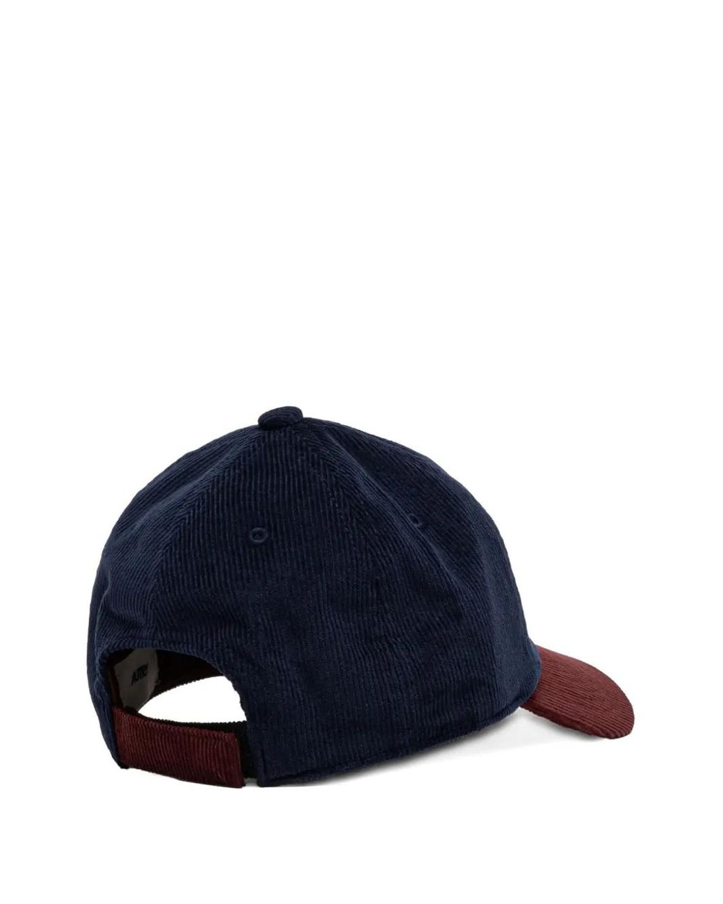 Autry Blue Corduroy Two-Tone Baseball Cap