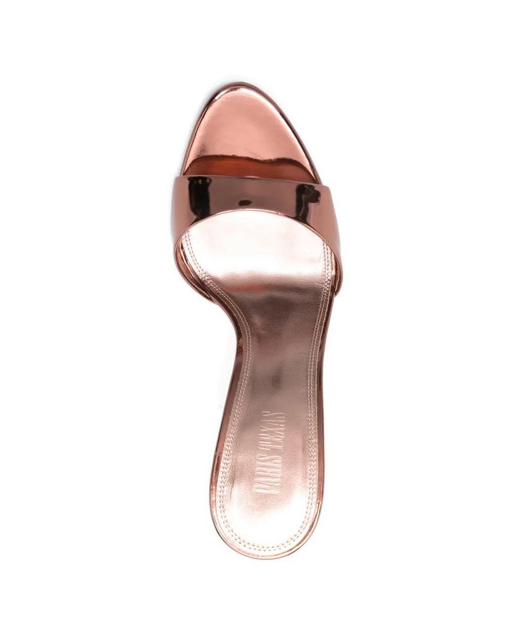Paris Texas Pink Lidia Metallic-Effect Mules