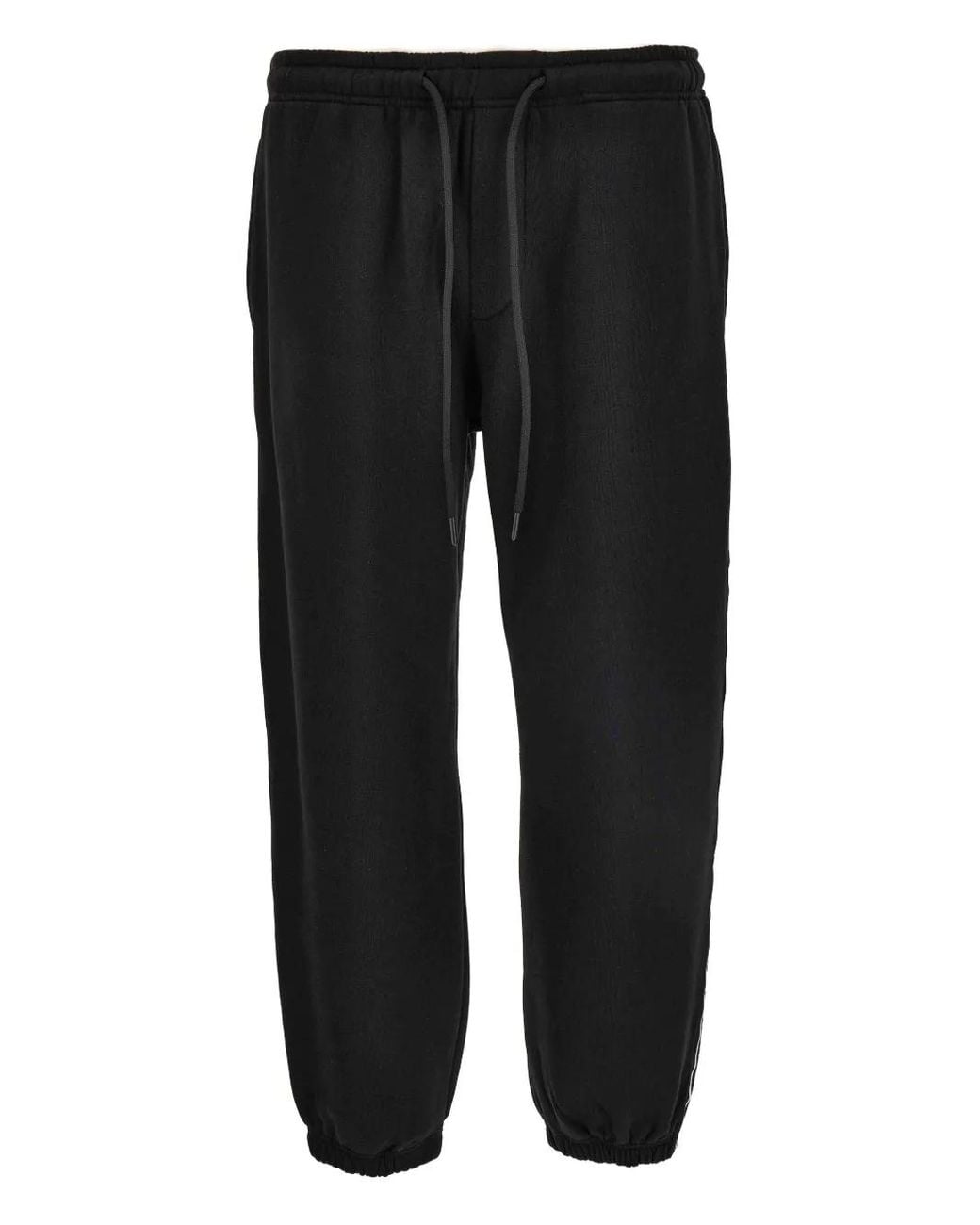 Versace Jeans Couture Black Side-Stripe Sweatpants for men