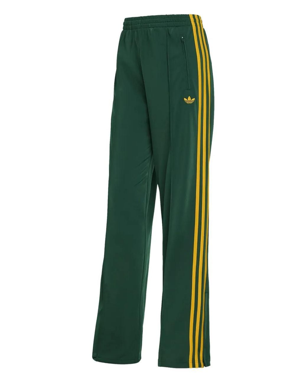 Adidas Green Loose Stripe Track Pants