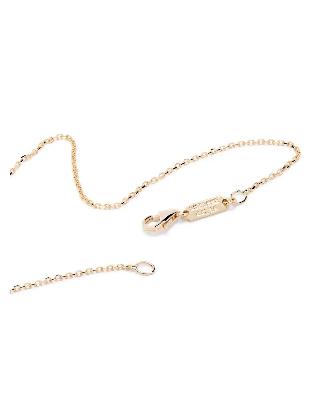 Suzanne Kalan White 18Kt Frenzy Emerald And Diamond Necklace