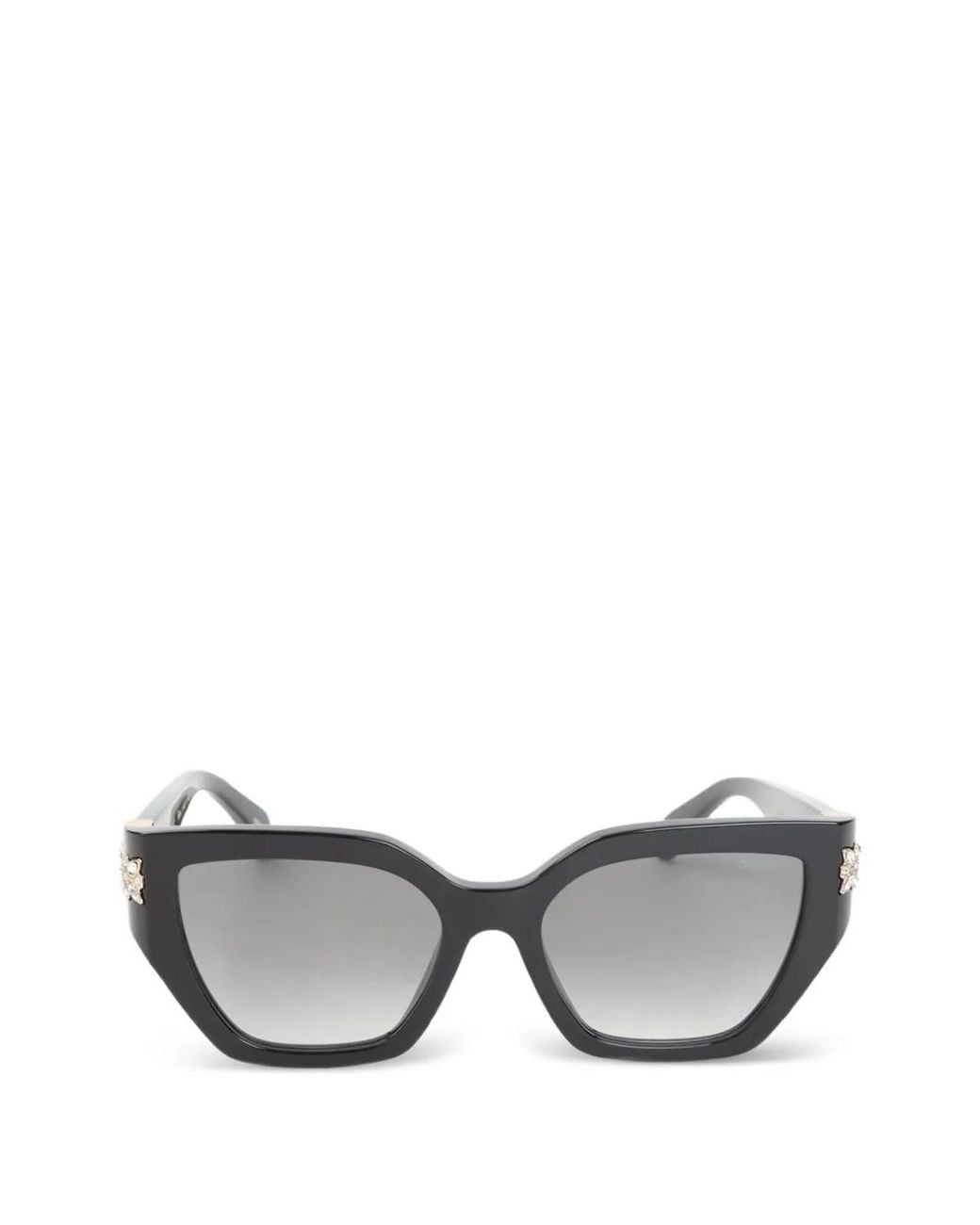Chopard Gray Crystal Embellished Sunglasses