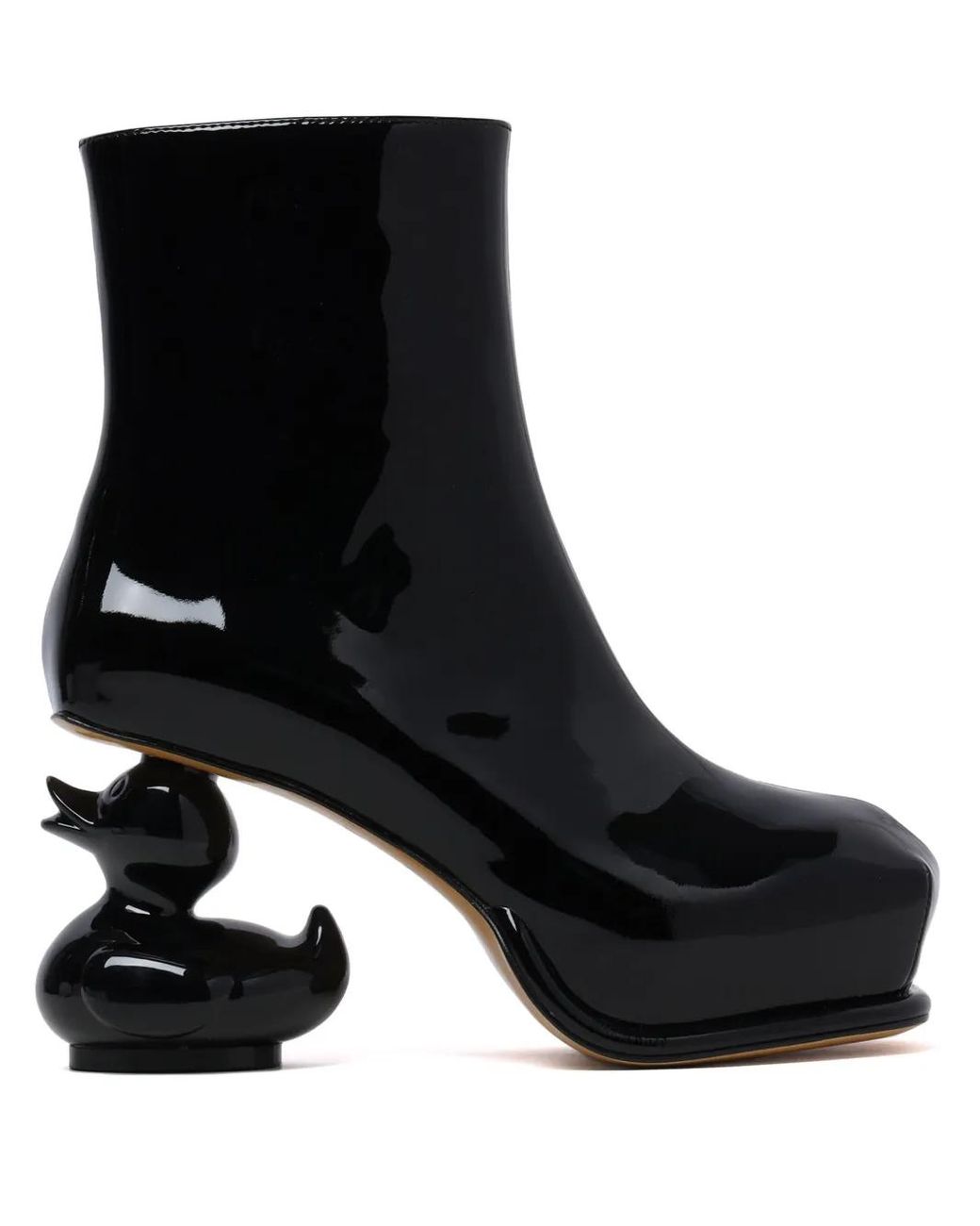 Maison Mihara Yasuhiro Duck Heel Boots in Black | Lyst