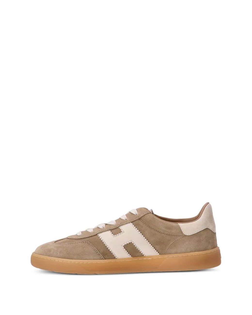 Hogan Brown Cool Low-Top Leather Sneakers for men