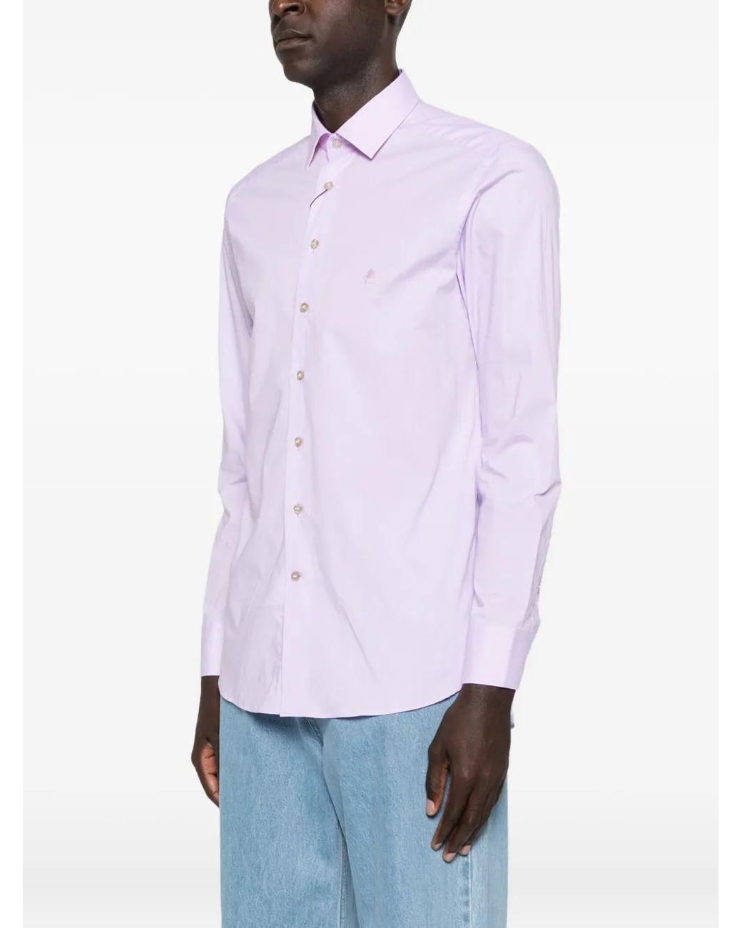 Etro Purple Shirt for men