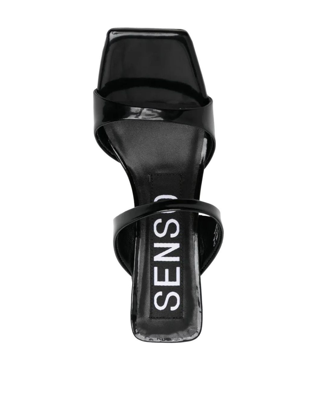 Senso Black Valeria 95Mm Leather Sandals