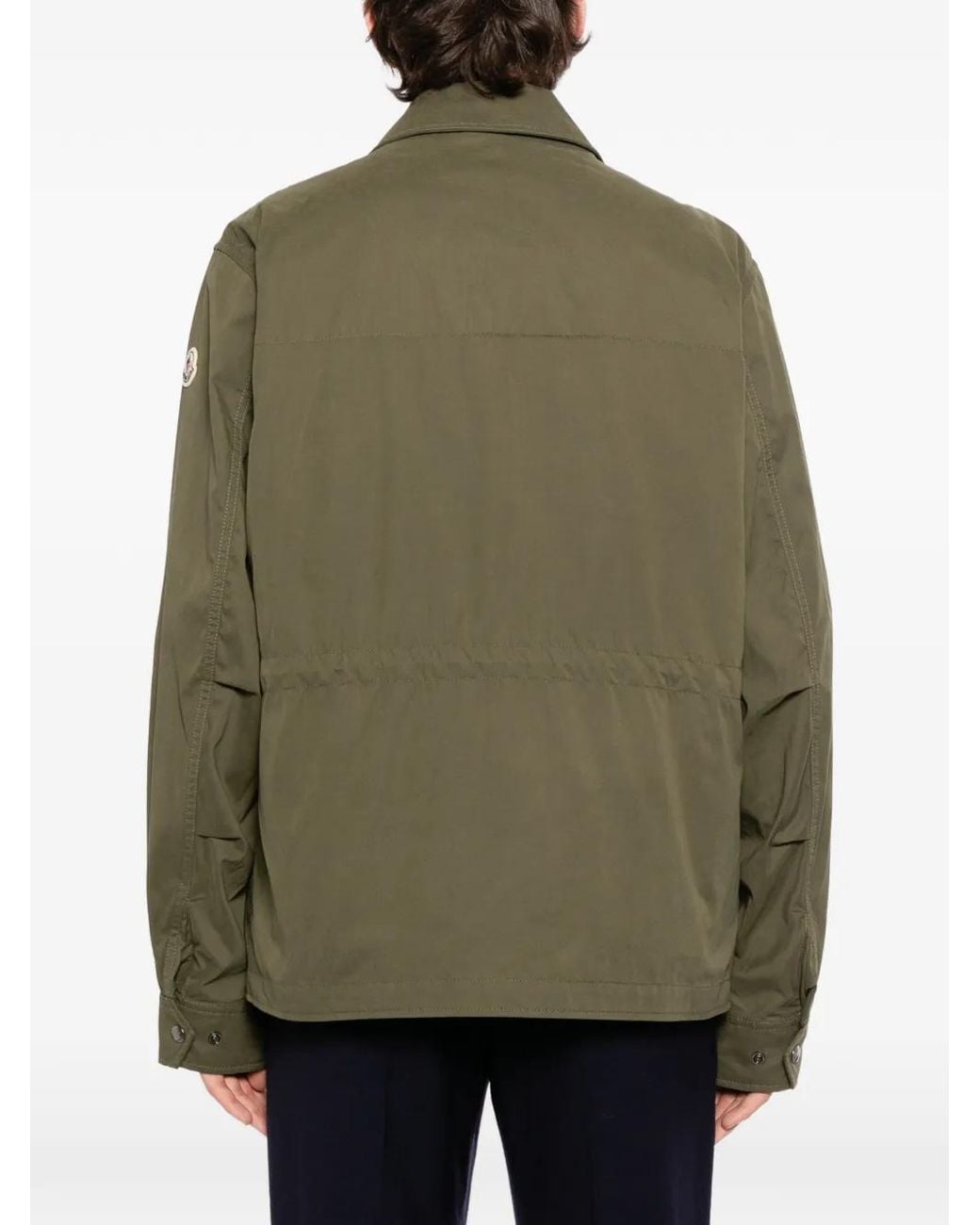 Moncler Green Roquille -In-1 Reversible Down Shirt Jacket for men