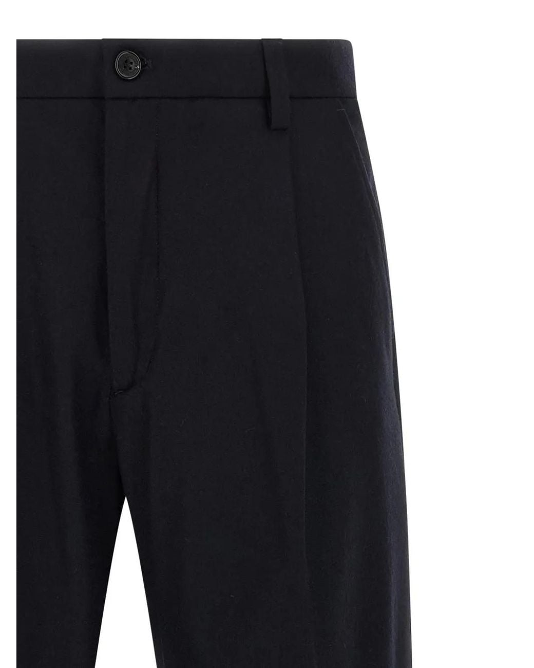 Department 5 Blue Gin Pintucks Trousers for men