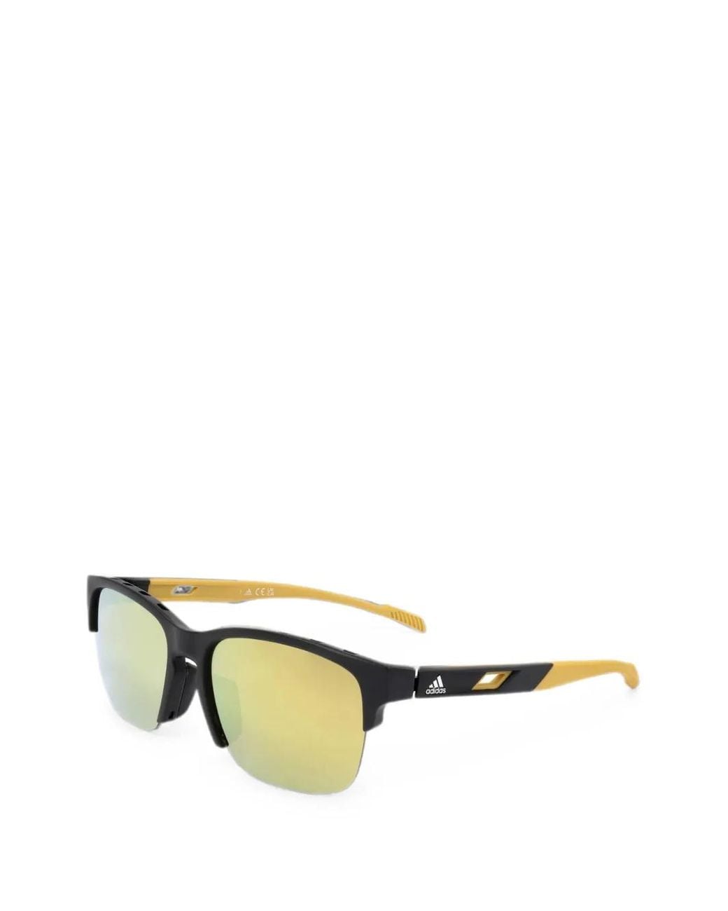 Adidas Metallic Logo-Print Rectangle-Frame Sunglasses
