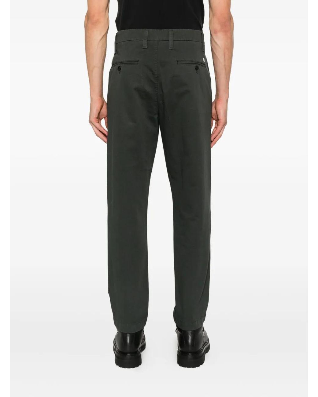 C P Company Gray C.P.Company Pleated Trousers for men