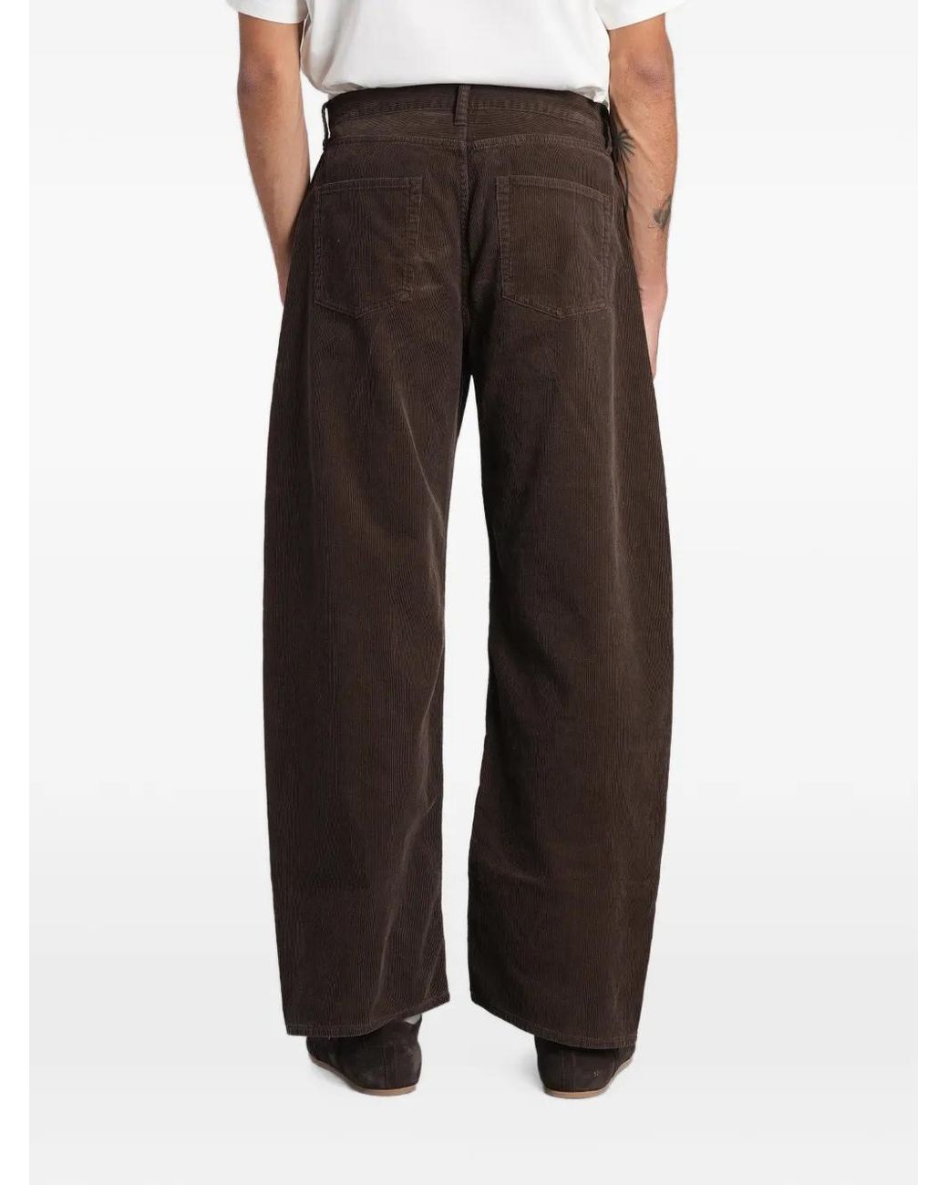 Ssstein Black Corduroy Trousers for men