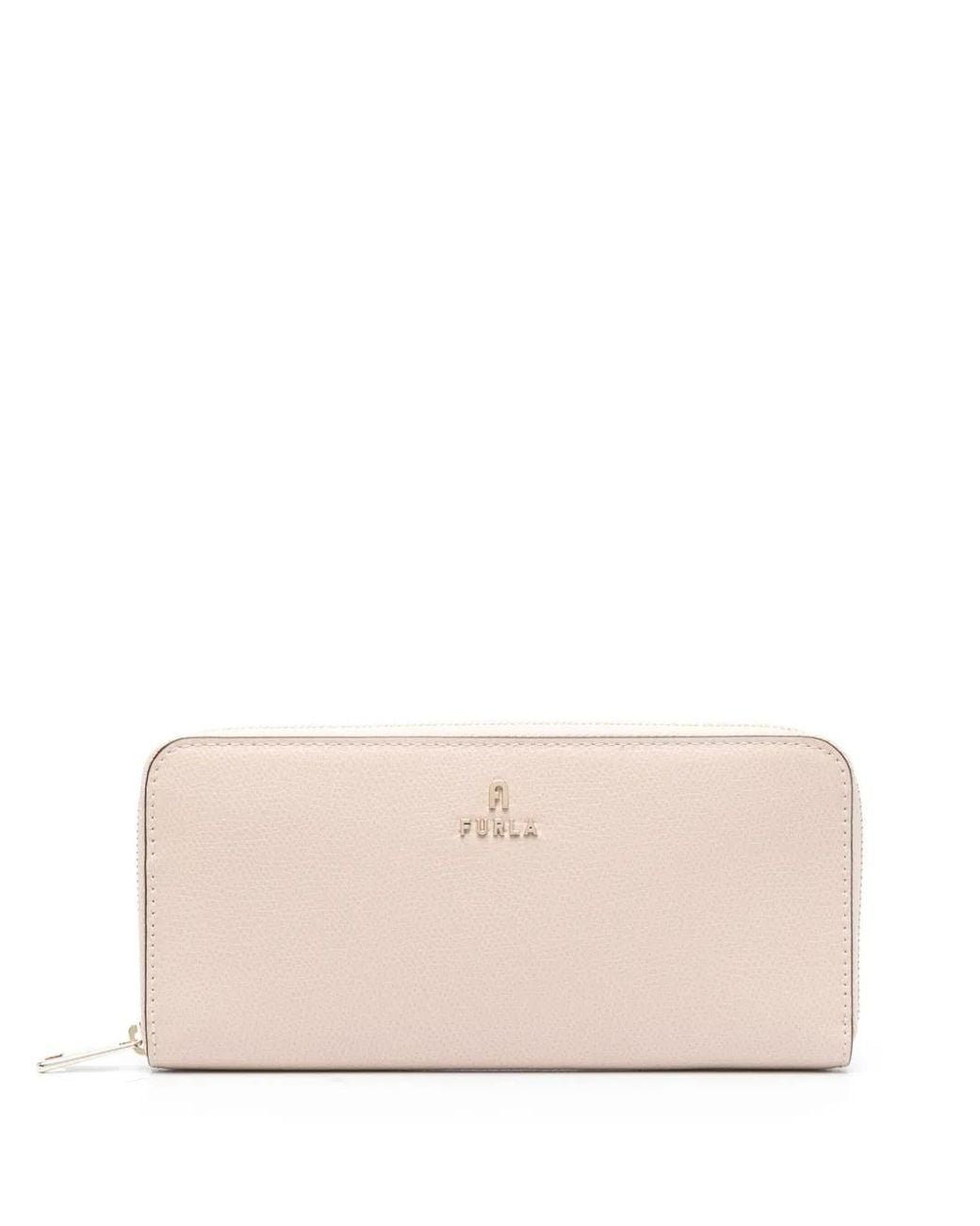 Furla Pink Camelia Zip-Around Wallet L