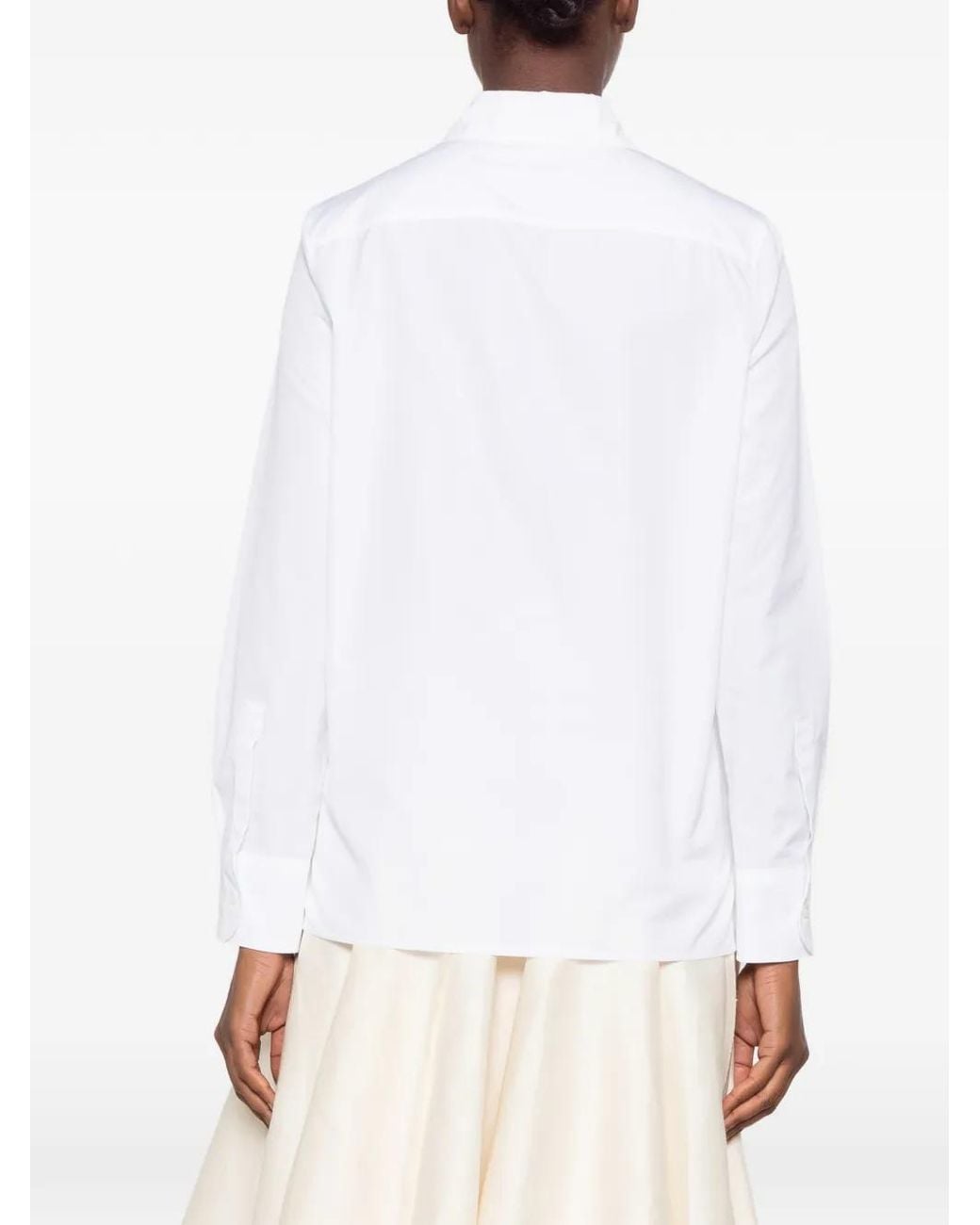 Lanvin White Chest-Pocket Shirt